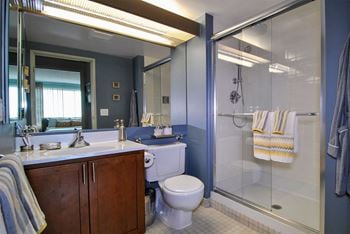 White or cherry wood cabinetry